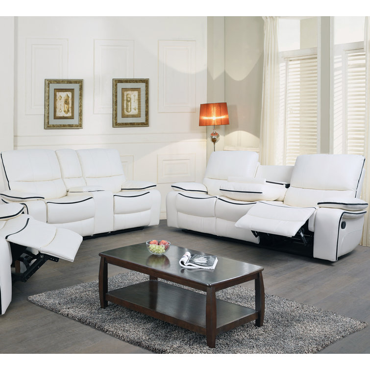 Wrought Studio Streicker 2 Piece Faux Leather Reclining Living Room Set Wayfair